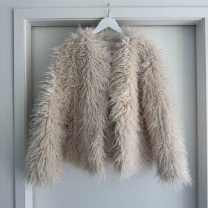 Bowie Bowie - Cream Fur Coat